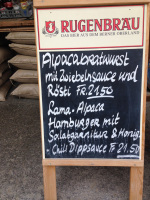 Alpaca on the menu in Switzerland