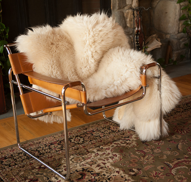 Alpaca pelts from Cas-Cad-Nac Farm, Perkinsville, Vermont